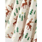 Christmas Girls Deer & Pine Tree Holiday Twirl Dress