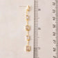 Long Emerald Cut Drop Earrings