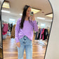 Sinclair Sweater in Lavender**FINAL SALE**
