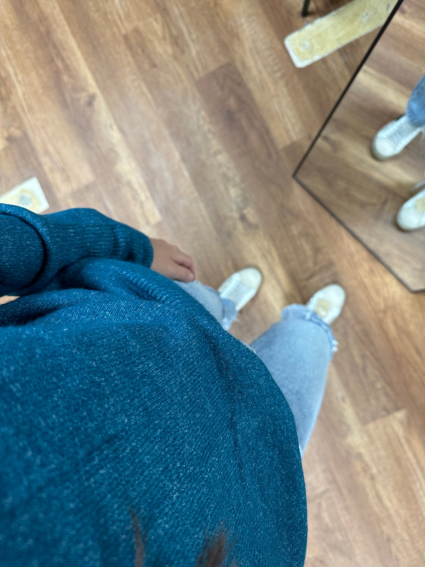 Sinclair Sweater in Teal**FINAL SALE**