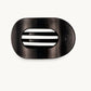 Flat Round Hair Clip in Midnight Magic