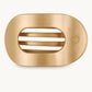 Flat Round Hair Clip in Champagne Toast