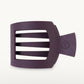 Square Flat Hair Clip in Burgundy Bliss