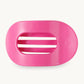 Round Flat Hair Clip in Paradise Pink