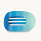Round Flat Hair Clip in Poolside