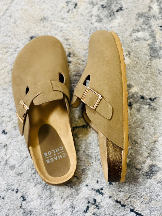 Buckle Strap Clogs