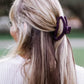 Open Hair Clip in Burgundy Bliss