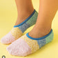 Cozy Colorblock Footsie in Blue Multi**FINAL SALE**