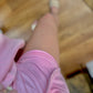 Sleeveless Dress with Shorts in Pink**FINAL SALE**