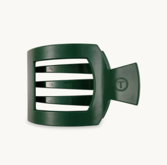 Square Flat Hair Clip in Mistletoe