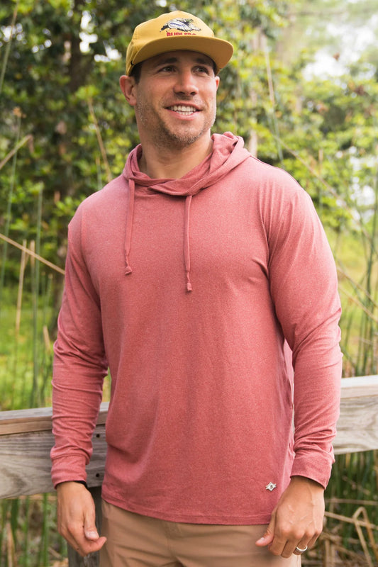 Performance Hoodie - Heather Brick