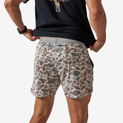 Mesh Training Shorts - Classic Deer Camo