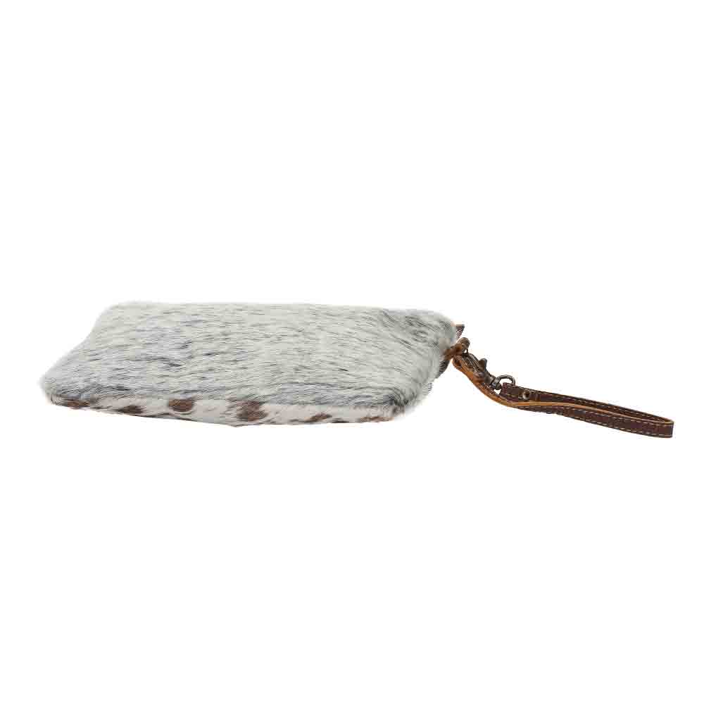 White & Brown Hairon Small Bag