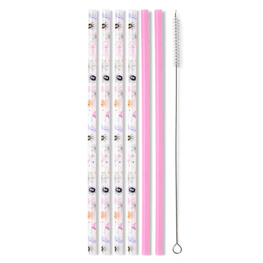SWEET AND SPOOKY Reusable Straws