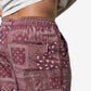 Swim Trunk - Paisley Duck - Maroon