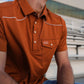 Pearl Snap Performance Polo - Orange