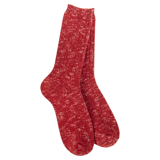 Strawberry Slub Marled Crew