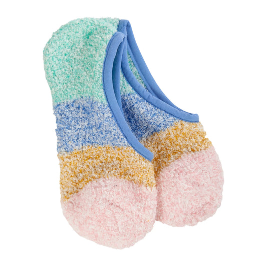Cozy Colorblock Footsie in Blue Multi**FINAL SALE**