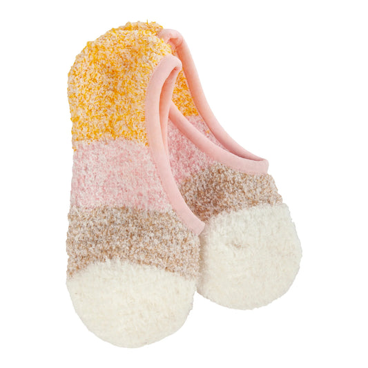 Cozy Colorblock Footsie in Pink Multi**FINAL SALE**