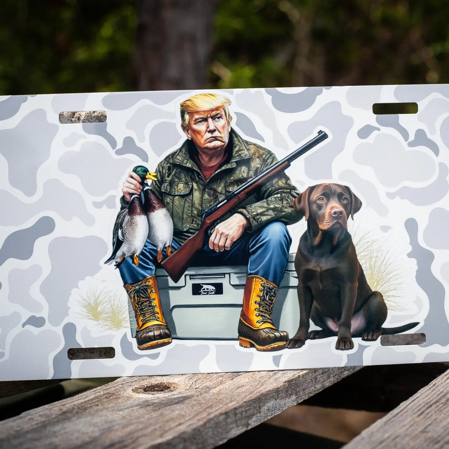 Trump Hunt Plate Tag