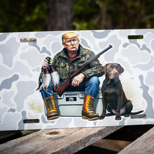 Trump Hunt Plate Tag