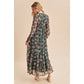 Floral Button Down Maxi Dress