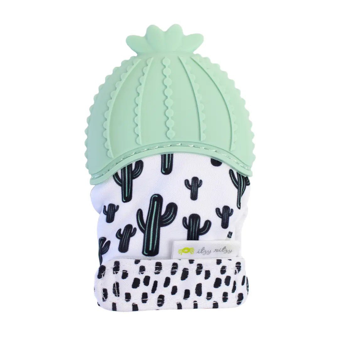 Itzy Mitt™ Silicone Teething Mitts in Catcus