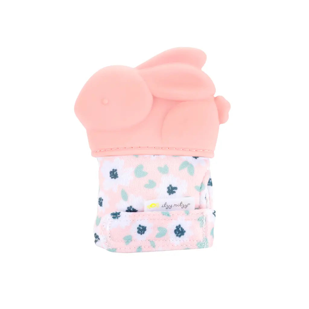 Itzy Mitt™ Silicone Teething Mitts in Bunny