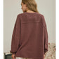 Exposed Seam Detail Top