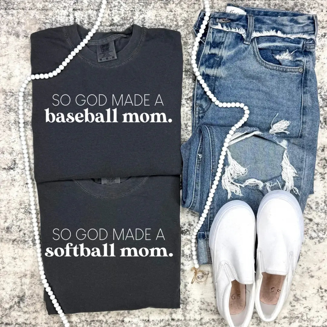 So GOD Made a Softball MOM