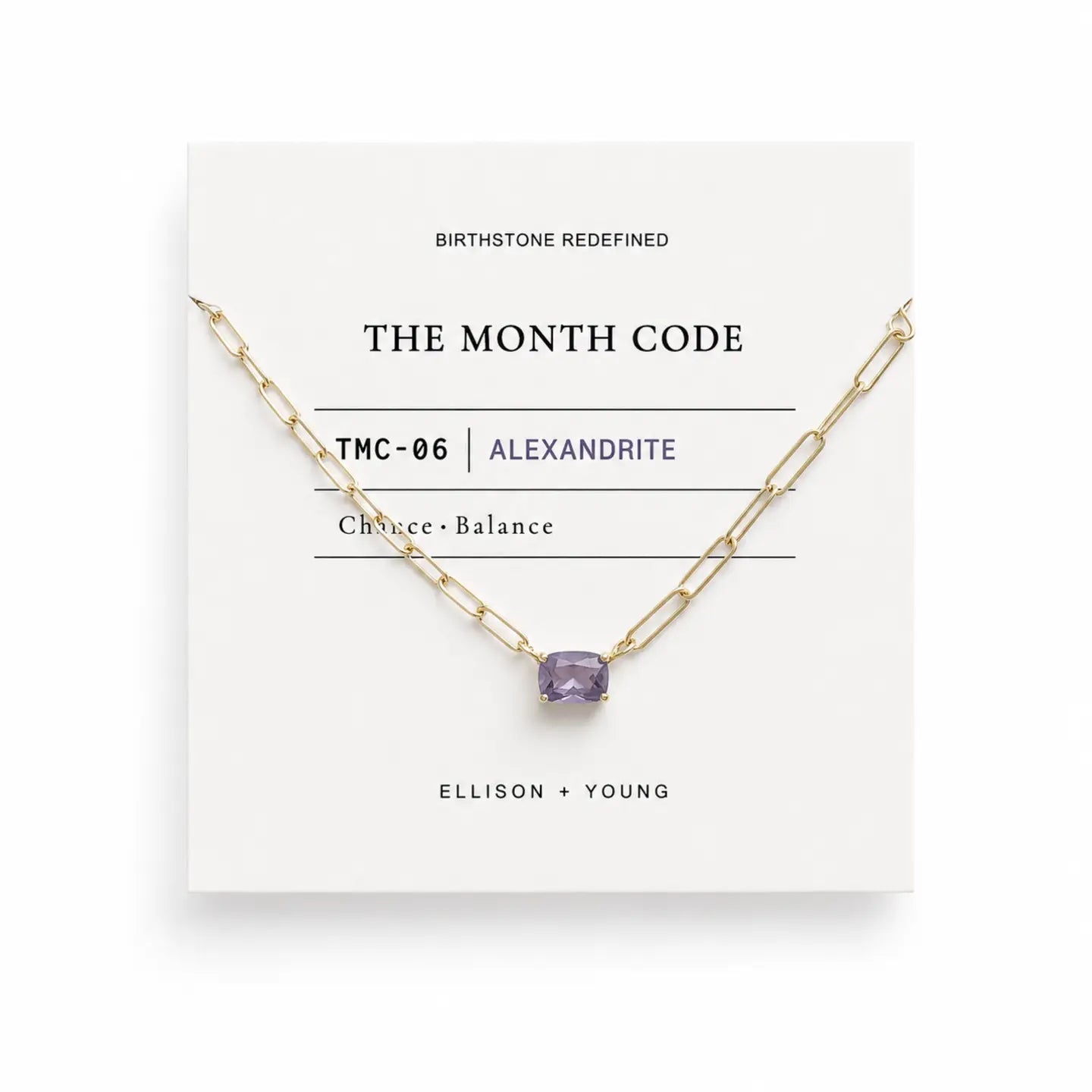 The Birthstone Necklace-June