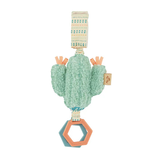Itzy Friends Ritzy Jingle™ Attachable Travel Toy-Cactus