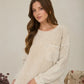 Washed Pocket Detail Top
