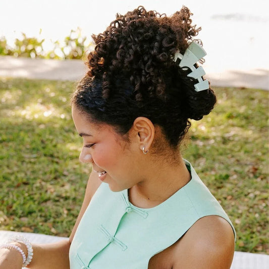 Classic Hair Clip-Dew Drop