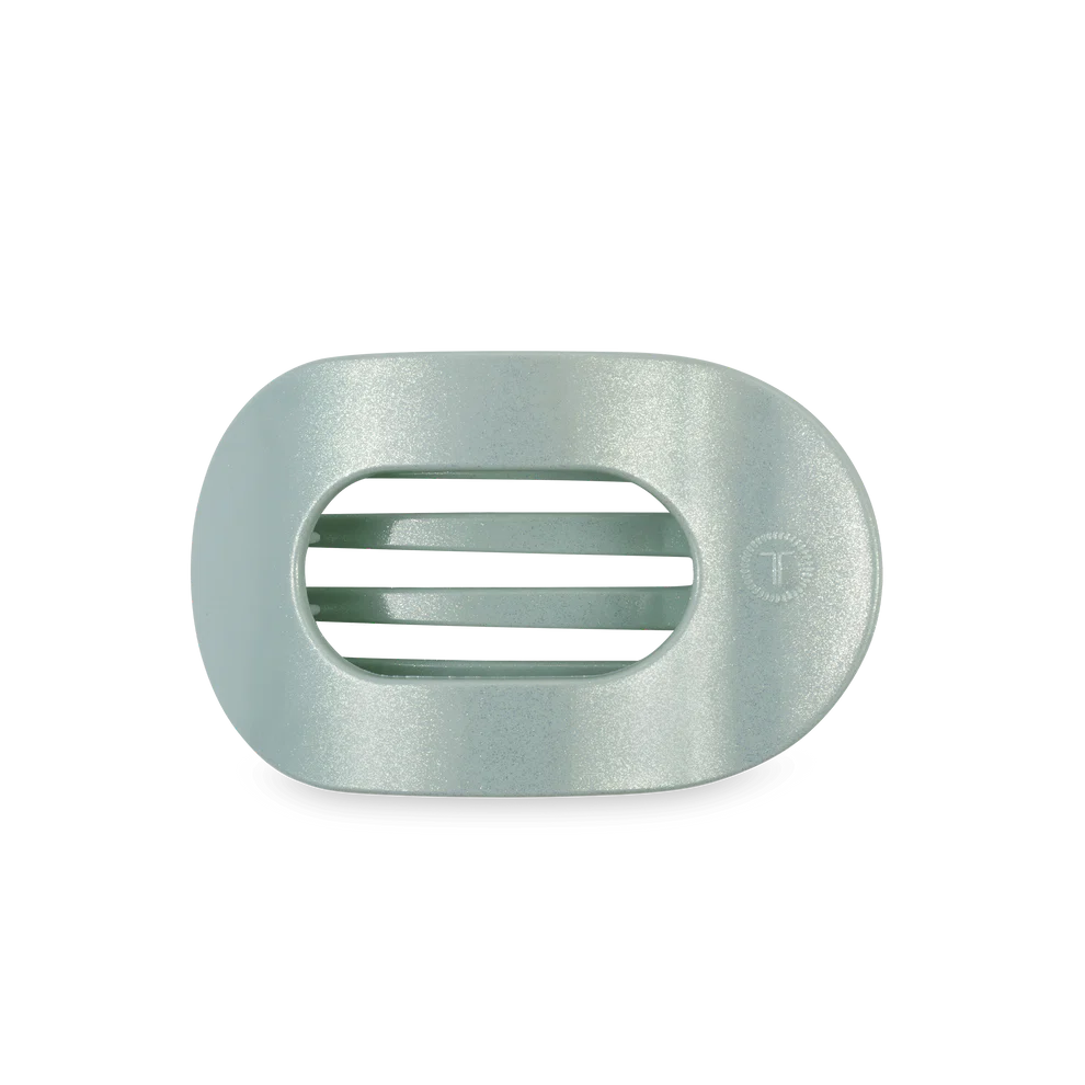Round Flat Hair Clip-Dew Drop