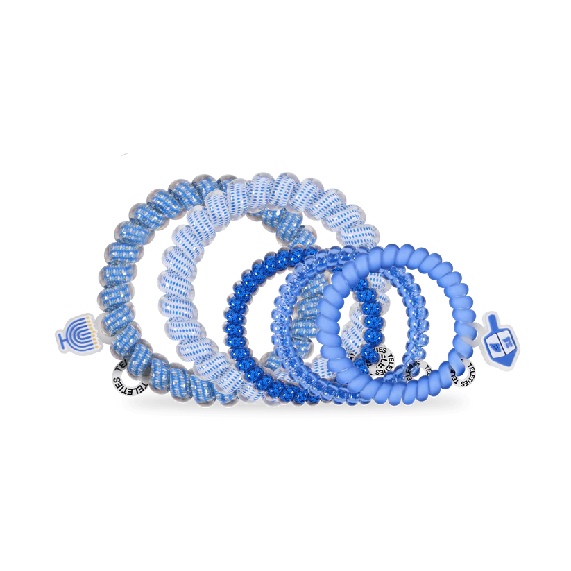 Drop It Like a Dreidel Mix Pack Hair Ties