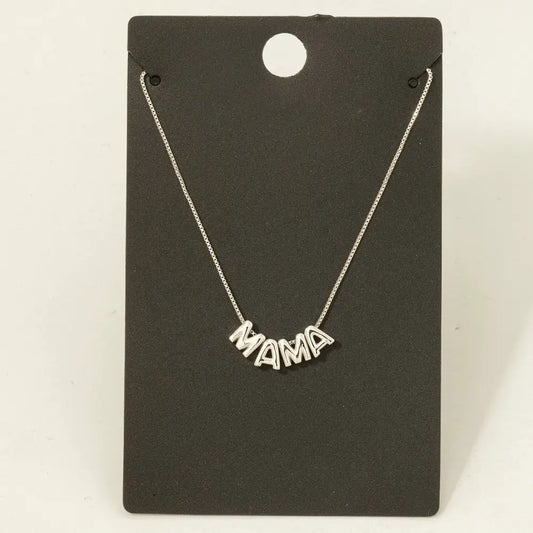 Mama Letters Chain Necklace