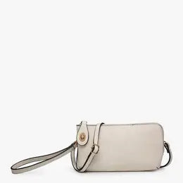 Kendall Crossbody/Wristlet w/ Twist Lock Closure in Cotton