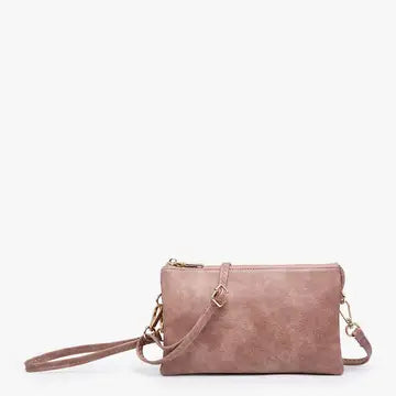 Riley Crossbody in Dark Rose