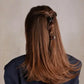 Plastic Mini Puffy Claw Clips 6pc Set