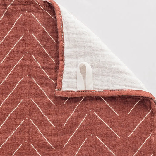 Breastfeeding Boss™ Rust Mudcloth