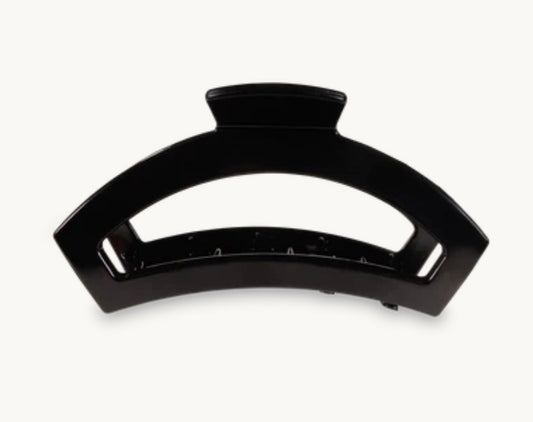 Open Hair Clip in Jet Black**FINAL SALE**