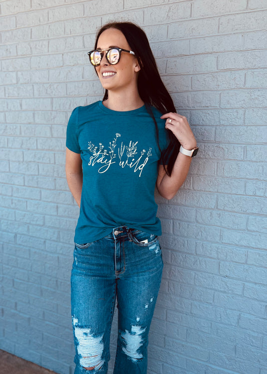 Stay Wild Graphic Tee**FINAL SALE**