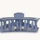 Open Hair Clip in Denim