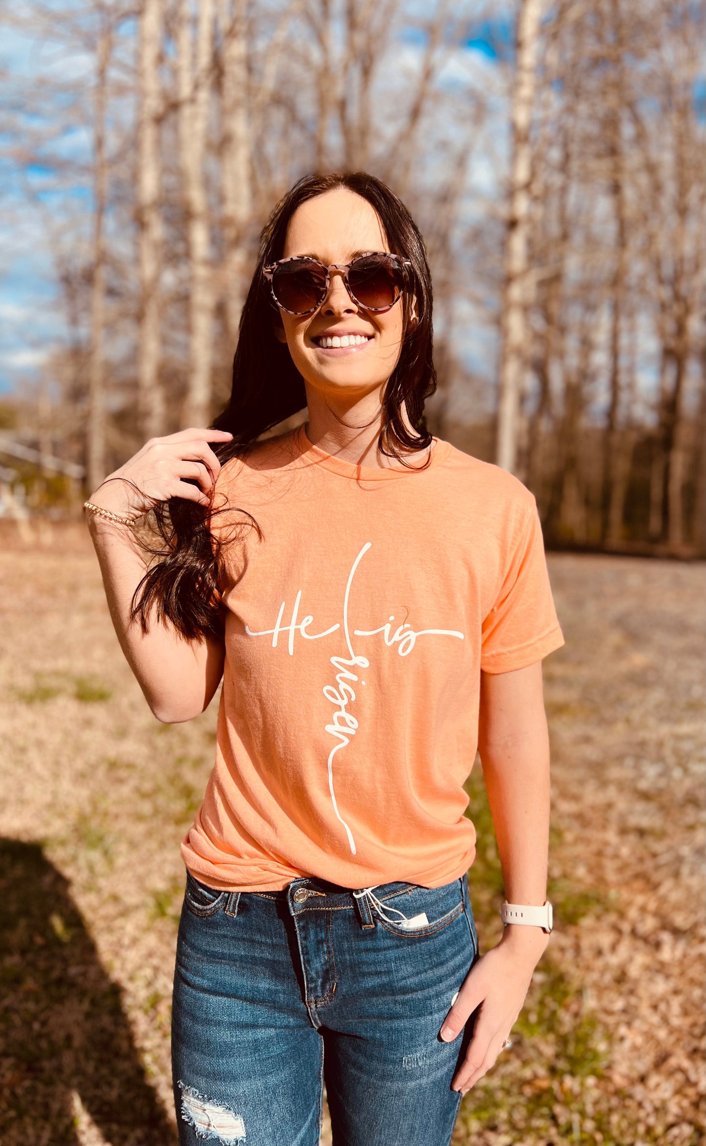 He Is Risen Graphic Tee**FINAL SALE**