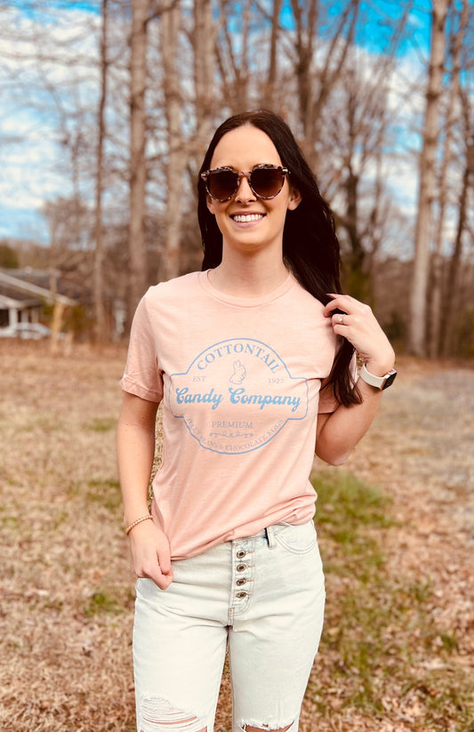 Cottontail Candy Company Easter Graphic Tee