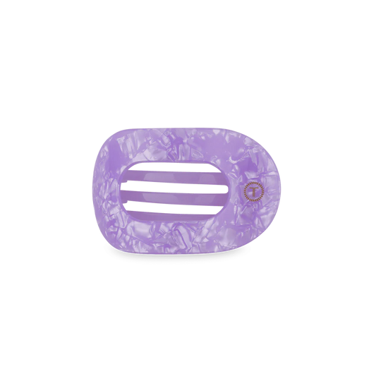 Round Flat Hair Clip-Lavender Mist