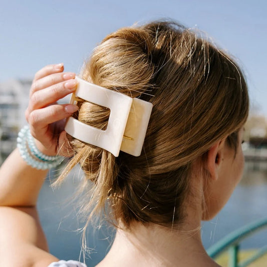 Flat Rectangle Hair Clip