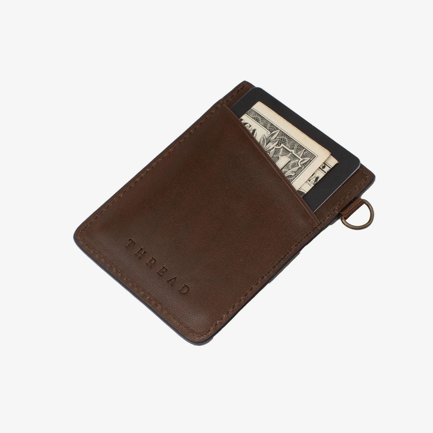 Vertical Wallet in Chocolate