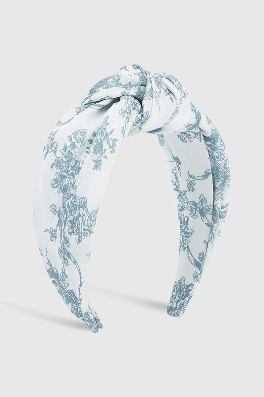Watercolor Topknot Headband**FINAL SALE**